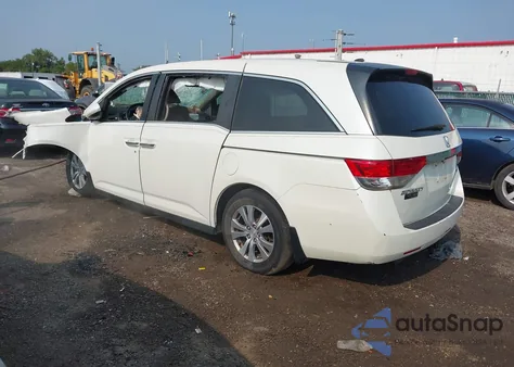 2017 Honda Odyssey Se z USA, uszkodzony, nr VIN 5FNRL5H36HB001838